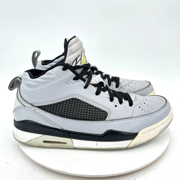 Nike Air Jordan Flight 9.5 High Top Men Size 11 654262 070 Gray Black Shoes - Picture 1 of 11